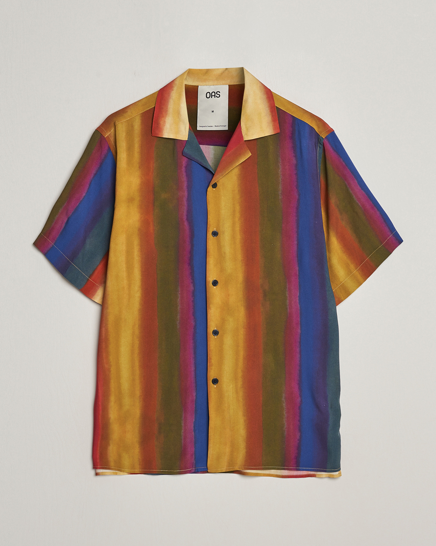 Herr | Skjortor | OAS | Viscose Resort Short Sleeve Shirt Terrane