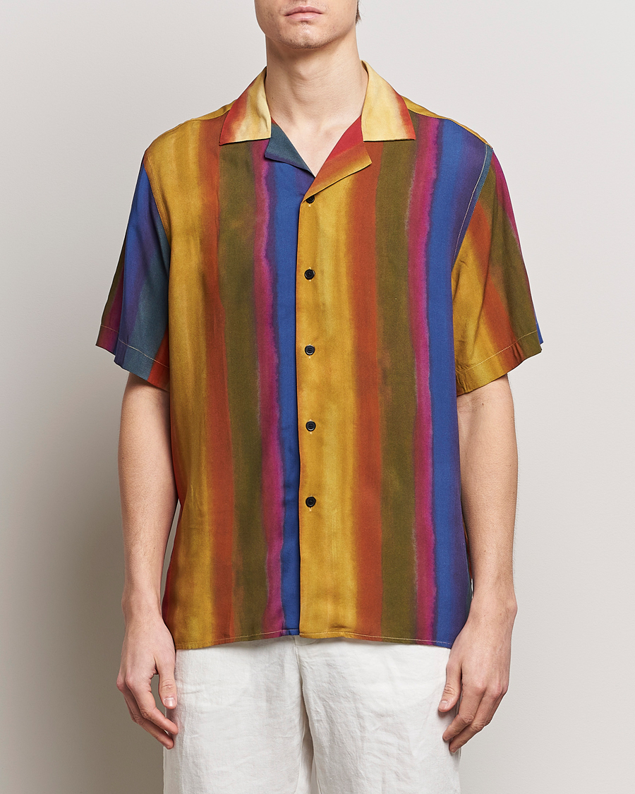 Herr | OAS | OAS | Viscose Resort Short Sleeve Shirt Terrane