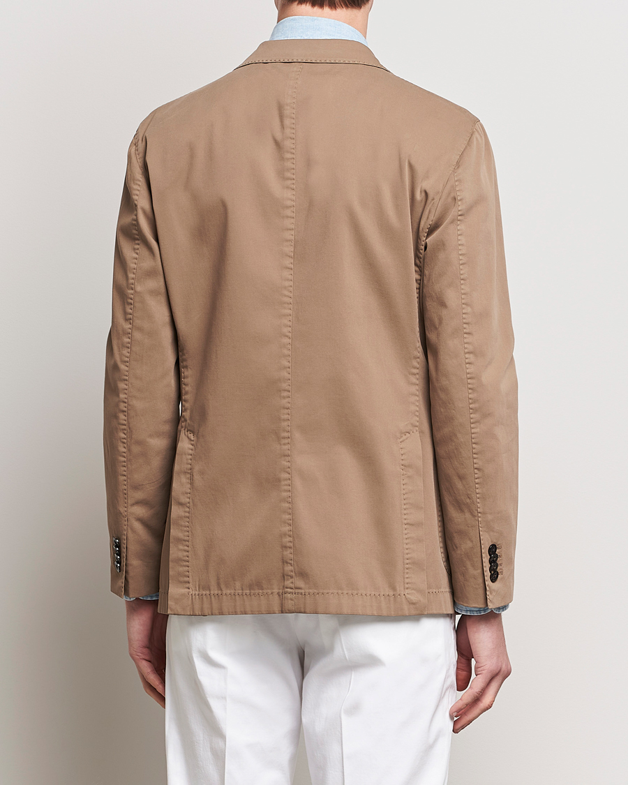 Herr | Kavajer | Boglioli | K Jacket Cotton Stretch Blazer Beige