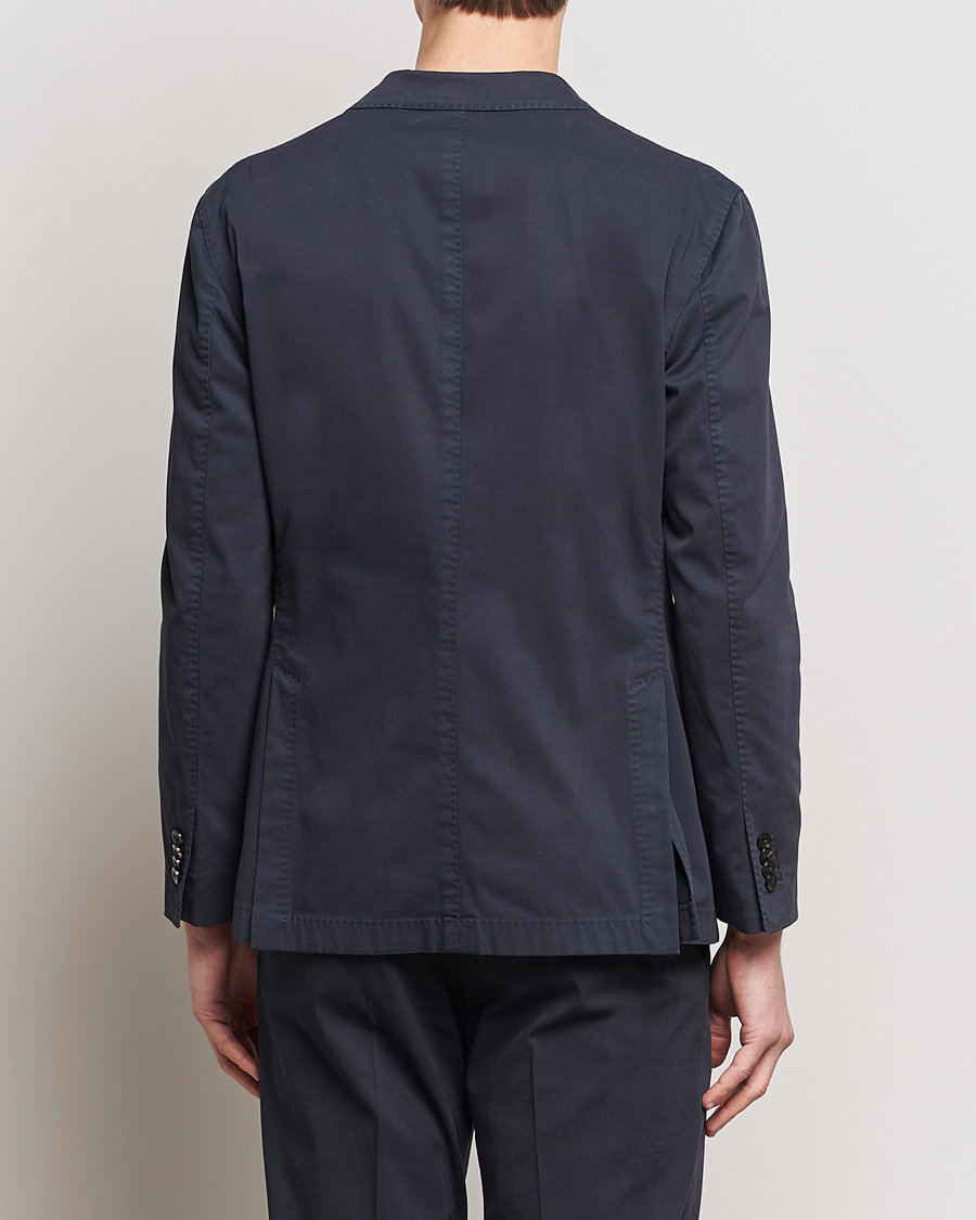 Herr | Kavajer | Boglioli | K Jacket Double Breasted Cotton Blazer Navy