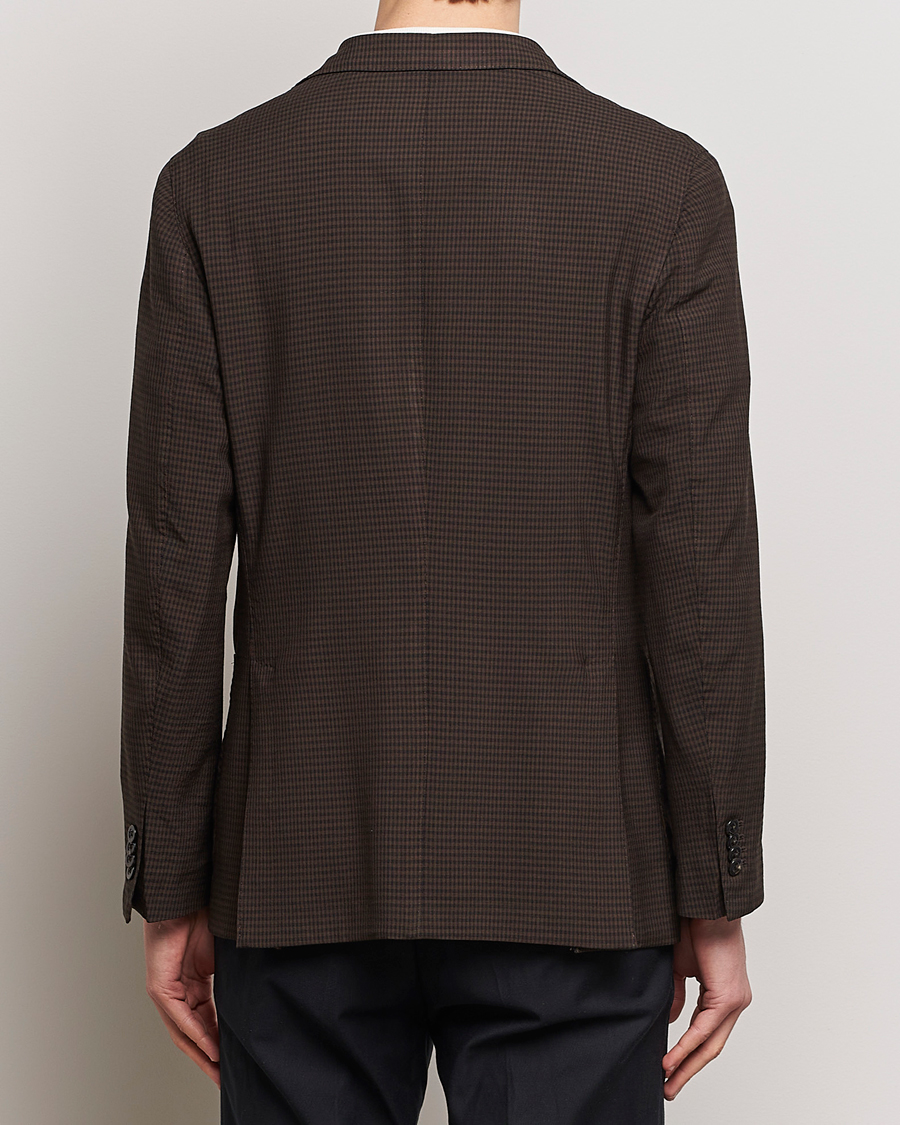Herr | Kavajer | Boglioli | K Jacket Check Wool Blazer Dark Brown