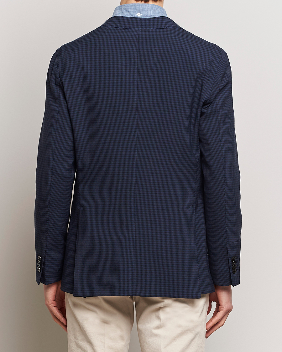 Herr | Kavajer | Boglioli | K Jacket Check Wool Blazer Navy