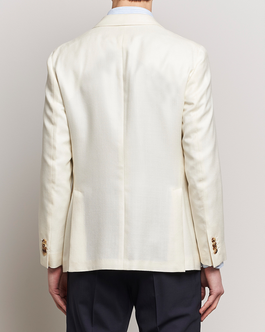 Herr | Kavajer | Boglioli | Cashmere/Silk Cocktail Jacket Off White
