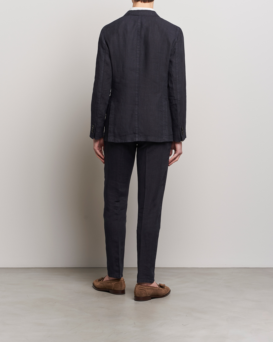 Herr |  | Boglioli | K Jacket Linen Suit Navy