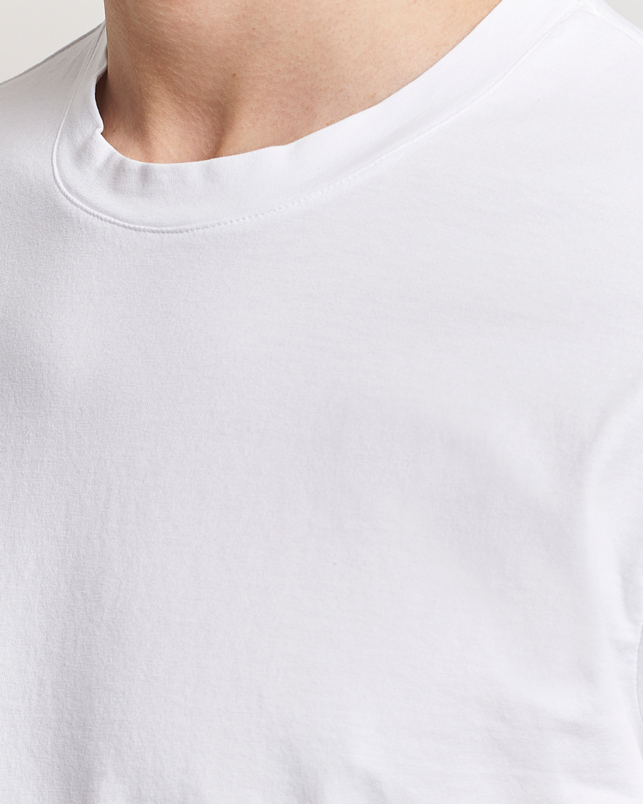 Herr | T-Shirts | Boglioli | Garment Dyed T-Shirt White