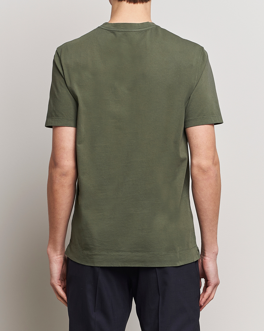 Herr | T-Shirts | Boglioli | Garment Dyed T-Shirt Forest Green