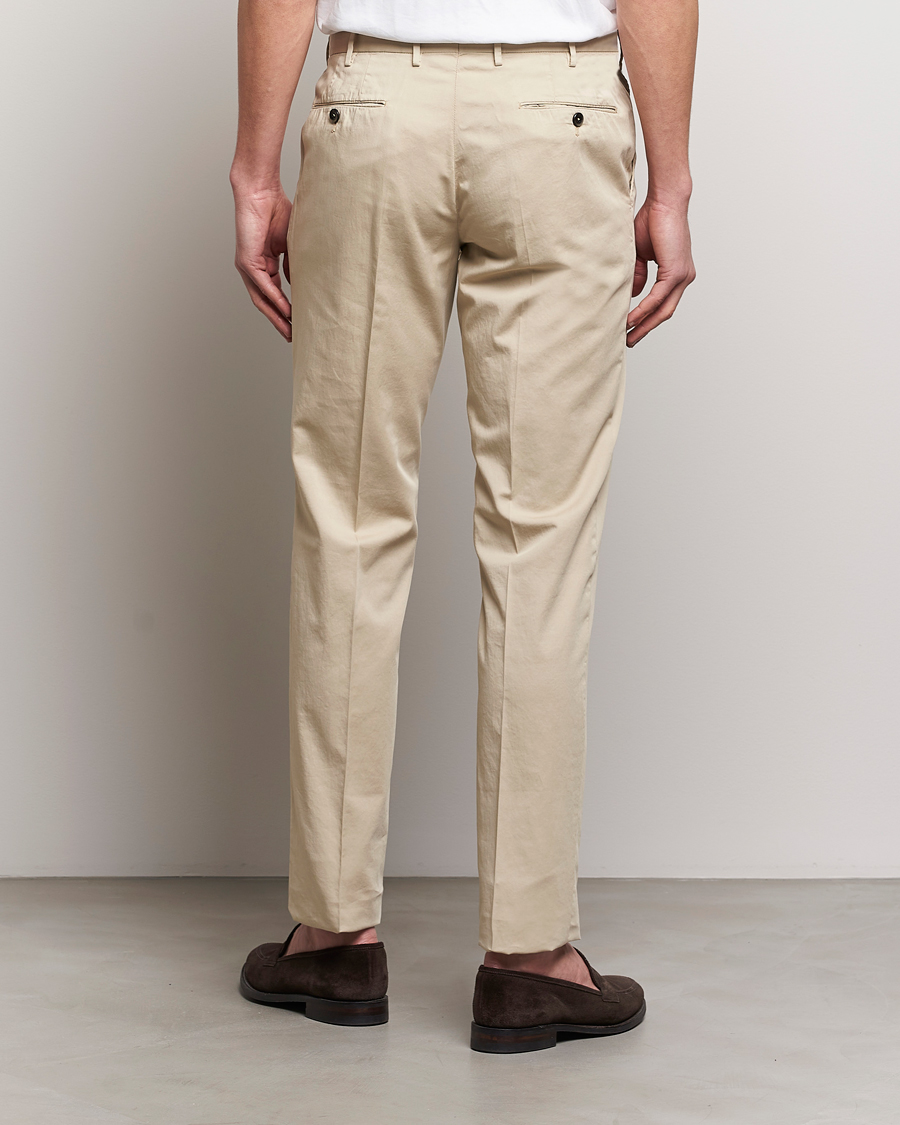 Herr | Byxor | PT01 | Slim Fit Garment Dyed Stretch Chinos Beige