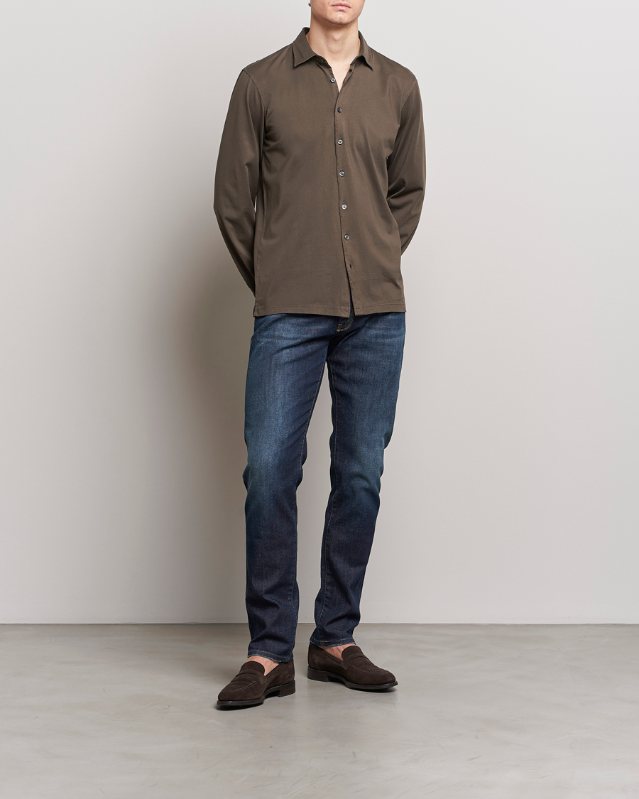 Herr | Jeans | PT01 | Slim Fit Stretch Jeans Dark Blue Wash