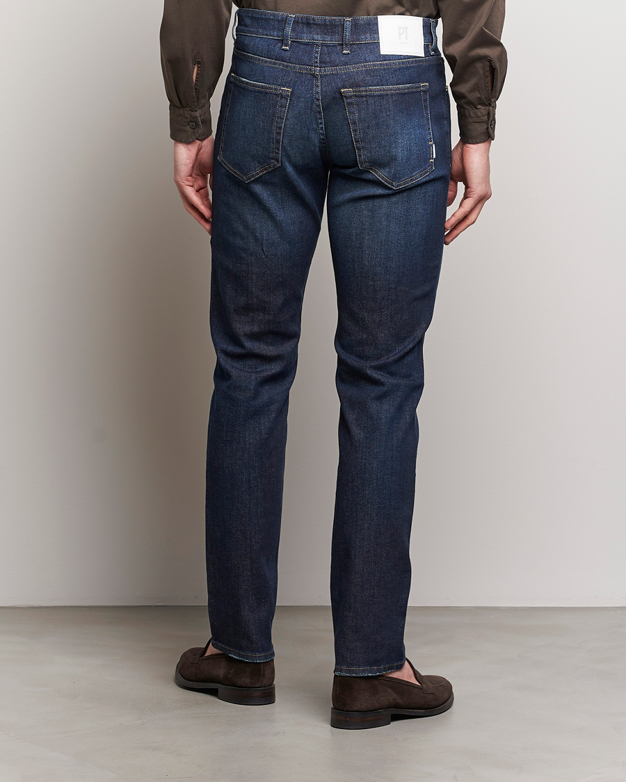 Herr | Jeans | PT01 | Slim Fit Stretch Jeans Dark Blue Wash
