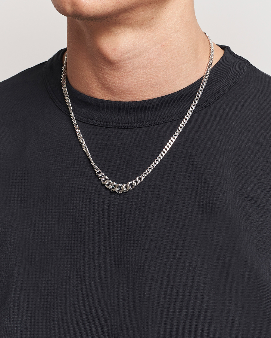 Herr | Tom Wood Dean Chain Necklace Silver | Tom Wood | Dean Chain Necklace Silver