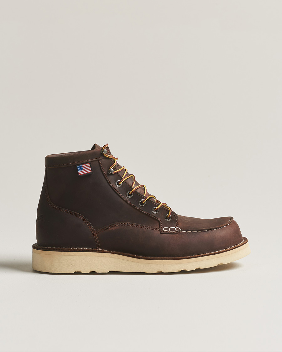 Herr |  | Danner | Bull Run Leather Moc Toe Boot Brown