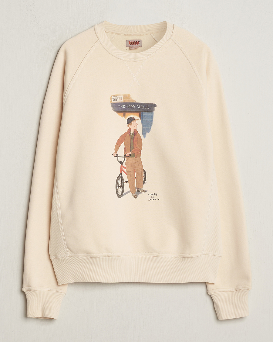 Herr | Tröjor | Baracuta | Slowboy Colourmen Cotton Crew Neck Butter