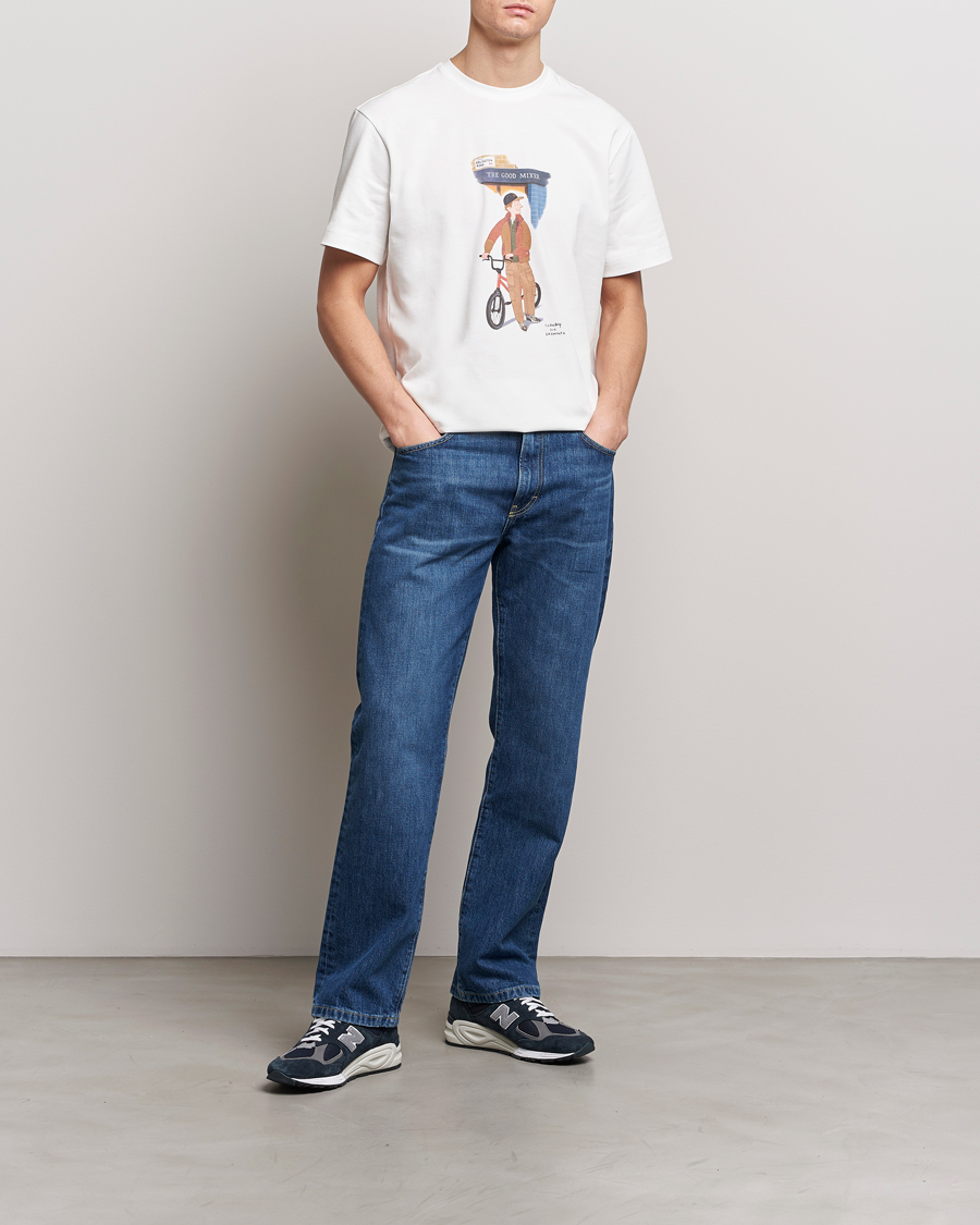 Herr | T-Shirts | Baracuta | Slowboy Arlington Cotton T-Shirt Off White