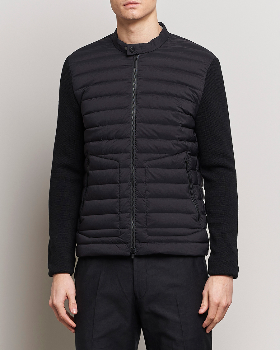 Herr | Hybridjackor | UBR | Super Sonic Savile Wool Hybrid Jacket Black Wool