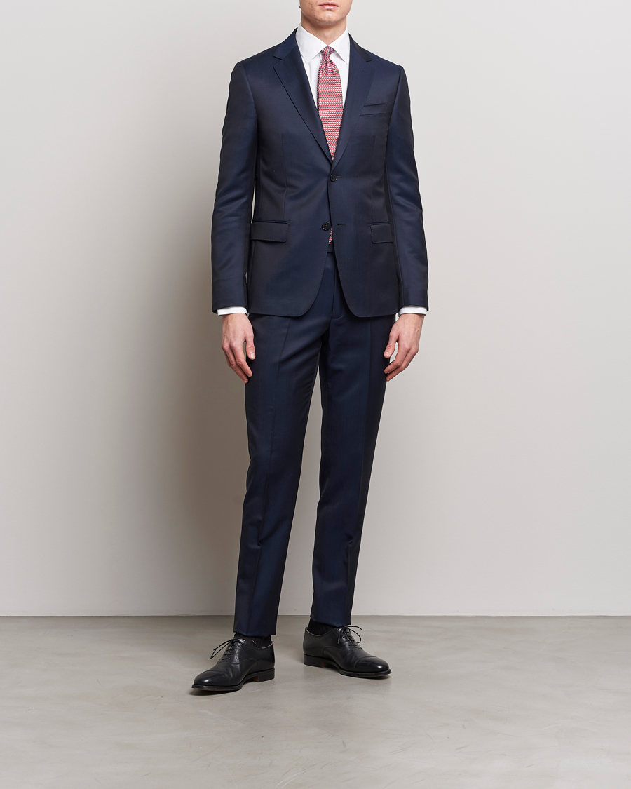 Herr | Italian Department | Zegna | Tailored Wool Suit Navy