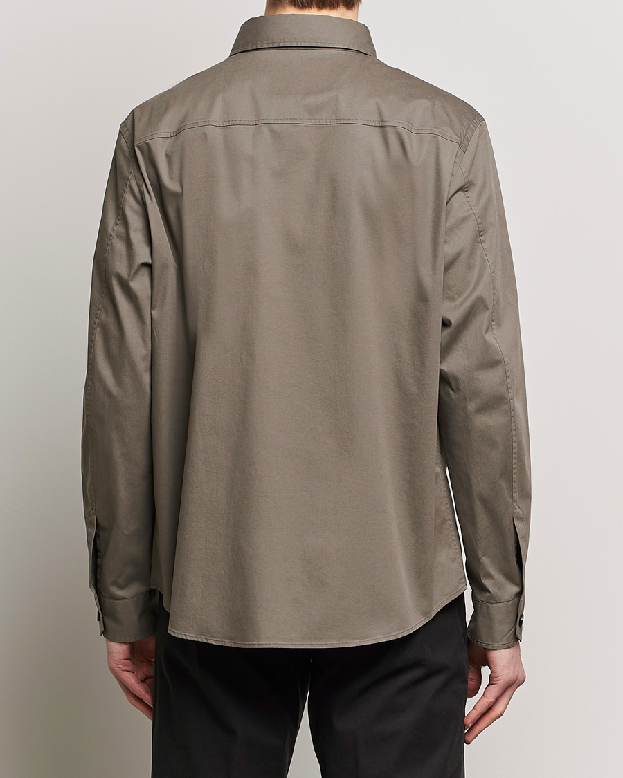 Herr | Skjortor | Zegna | Premium Cotton Overshirt Olive