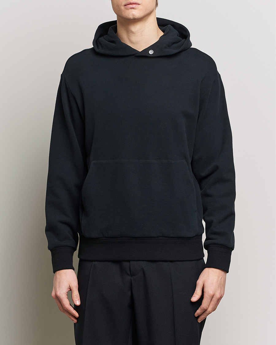 Herr | Italian Department | Zegna | Cotton/Cashmere Hoodie Black