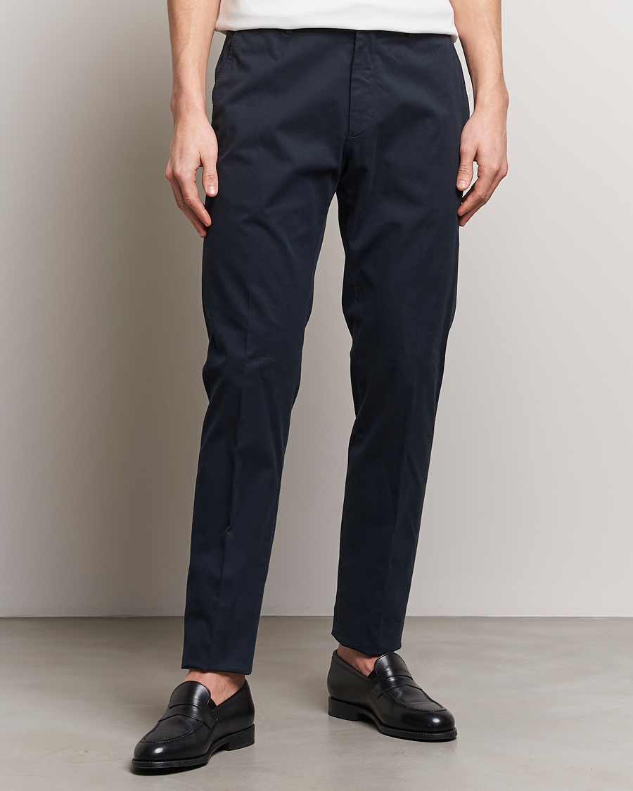 Herr | Luxury Brands | Zegna | Premium Cotton Chinos Navy