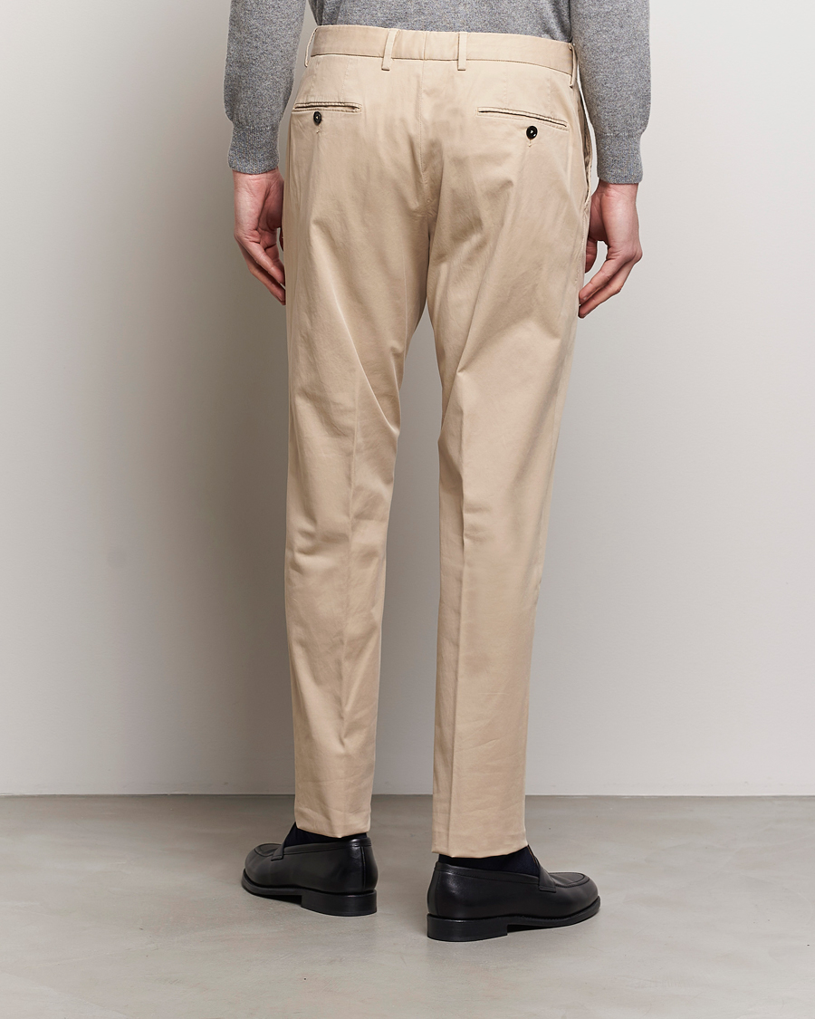 Herr | Byxor | Zegna | Premium Cotton Chinos Beige