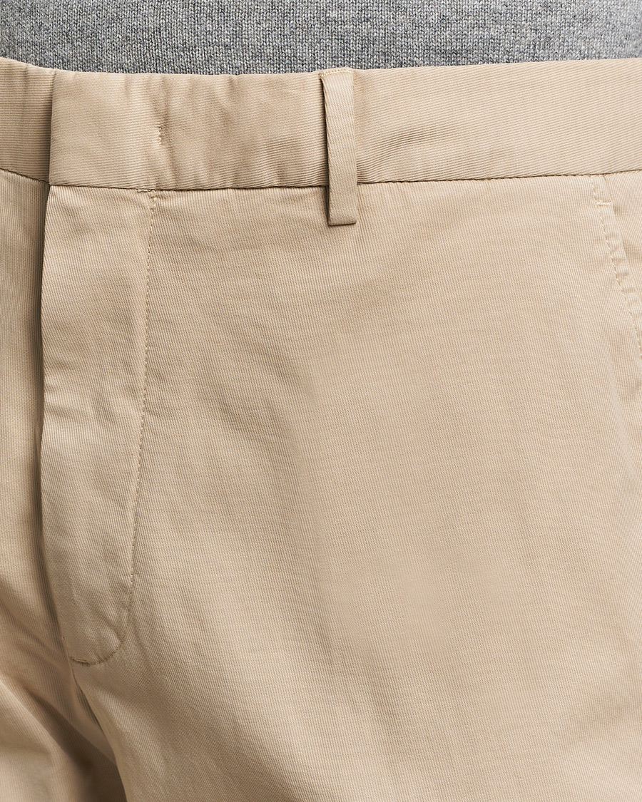 Herr | Byxor | Zegna | Premium Cotton Chinos Beige