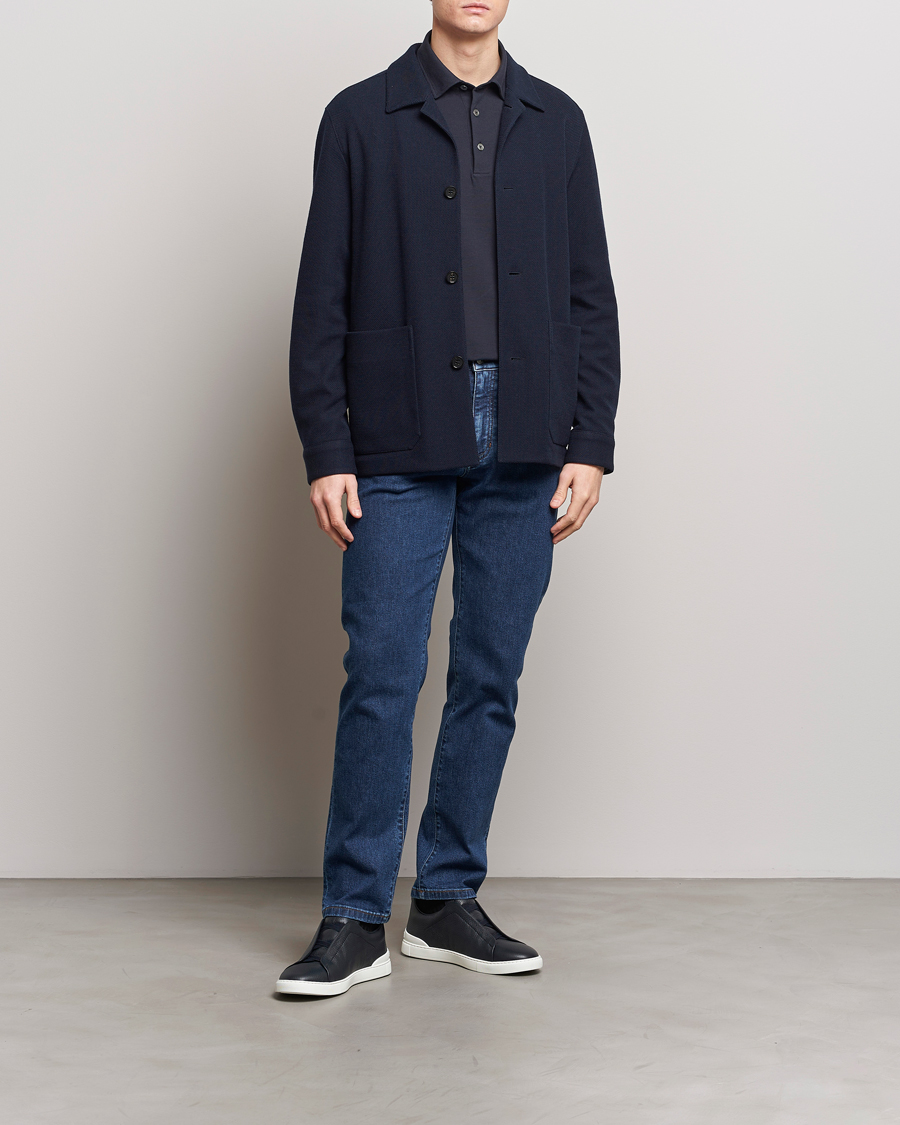 Herr | Jeans | Zegna | Slim Fit 5-Pocket Jeans Stone Wash