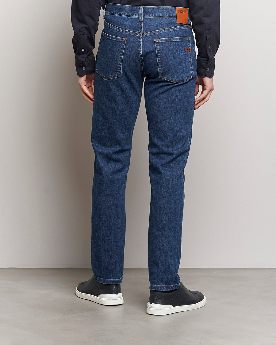 Herr | Jeans | Zegna | Slim Fit 5-Pocket Jeans Stone Wash