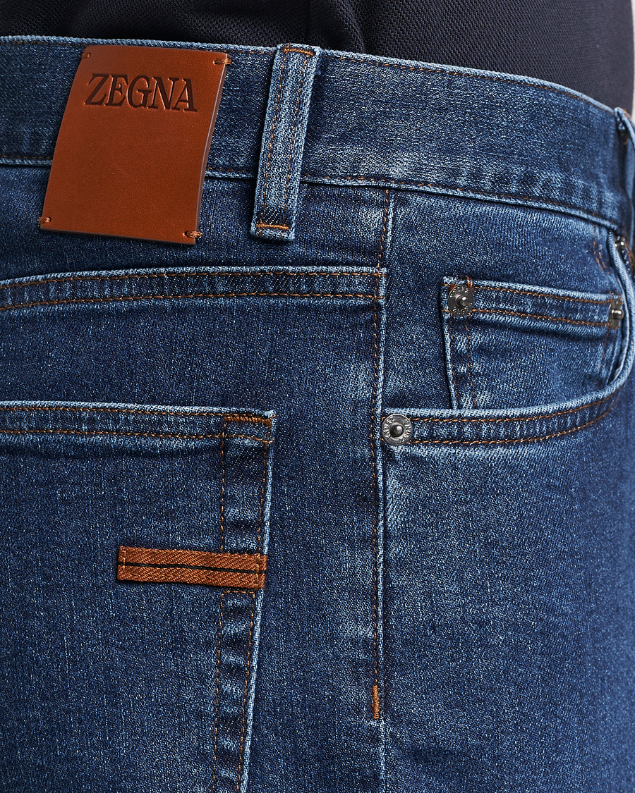 Herr | Jeans | Zegna | Slim Fit 5-Pocket Jeans Stone Wash