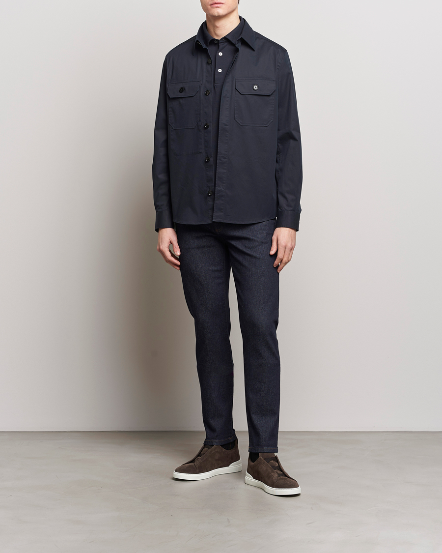 Herr | Jeans | Zegna | Slim Fit 5-Pocket Jeans Dark Indigo