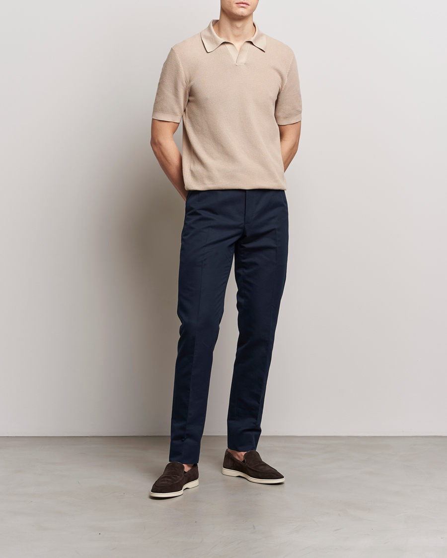 Herr | Pikéer | Zegna | Riviera Polo Light Beige