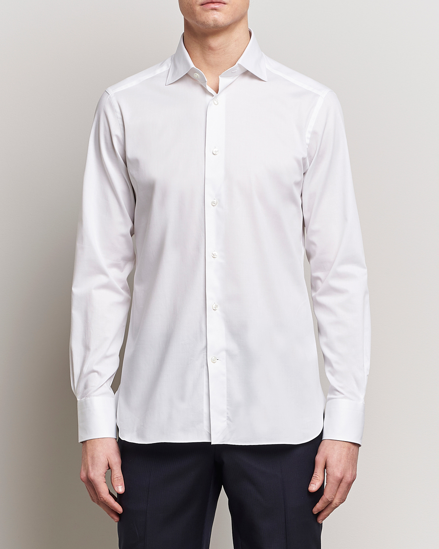 Herr |  | Zegna | Slim Fit Dress Shirt White