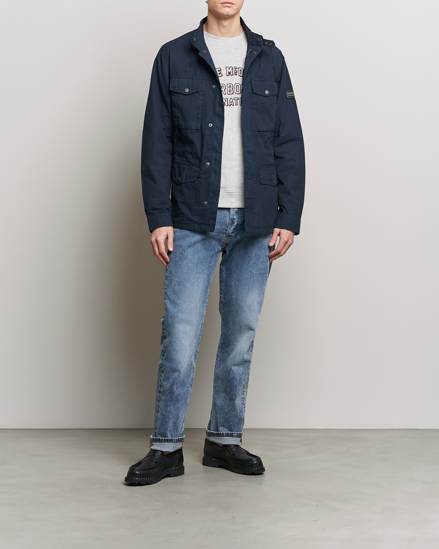 Barbour International Tourer Chatfield Casual Jacket Workwear Navy Herr