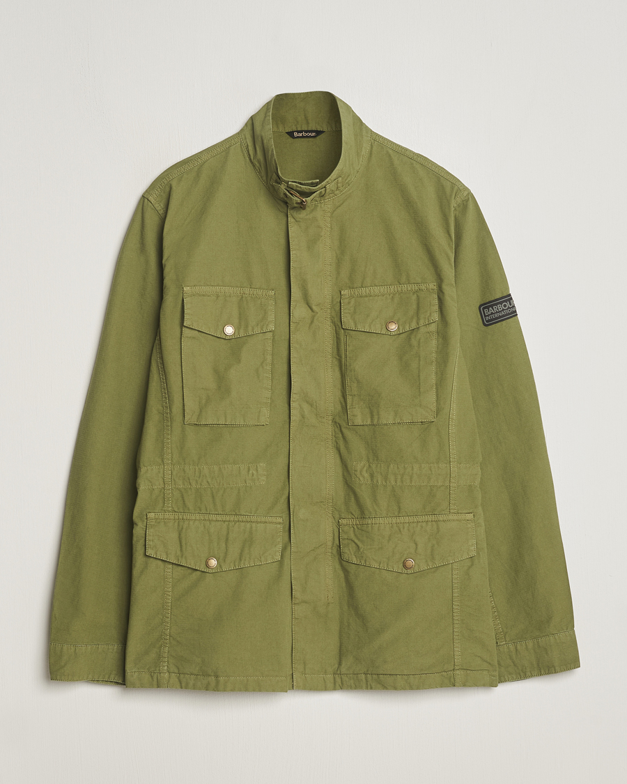 Herr | Jackor | Barbour International | Tourer Chatfield Casual Jacket Olive Branch