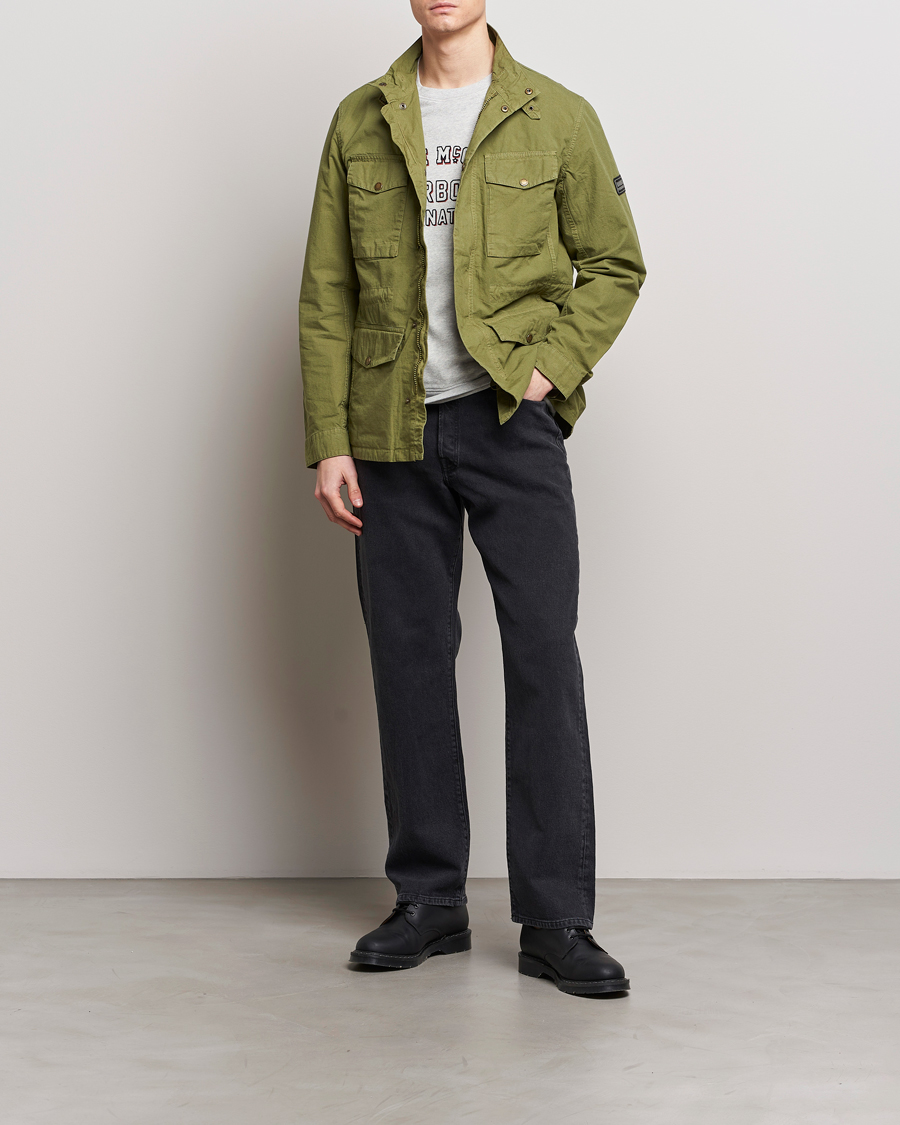 Herr | Jackor | Barbour International | Tourer Chatfield Casual Jacket Olive Branch