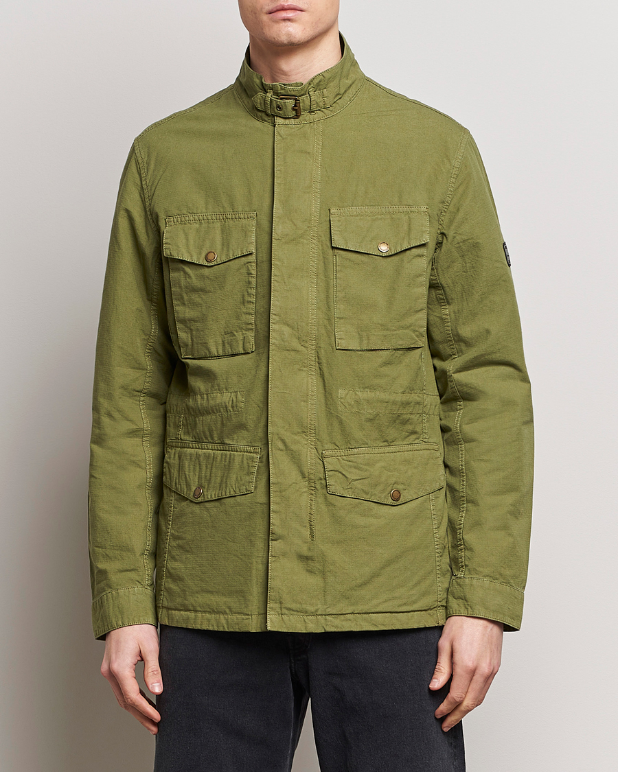 Herr | Best of British | Barbour International | Tourer Chatfield Casual Jacket Olive Branch