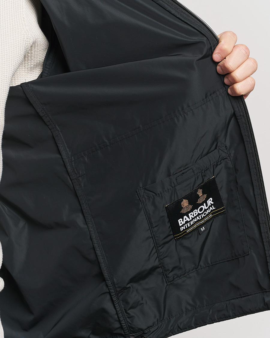 Herr | Jackor | Barbour International | Beckett Showerproof Jacket Black