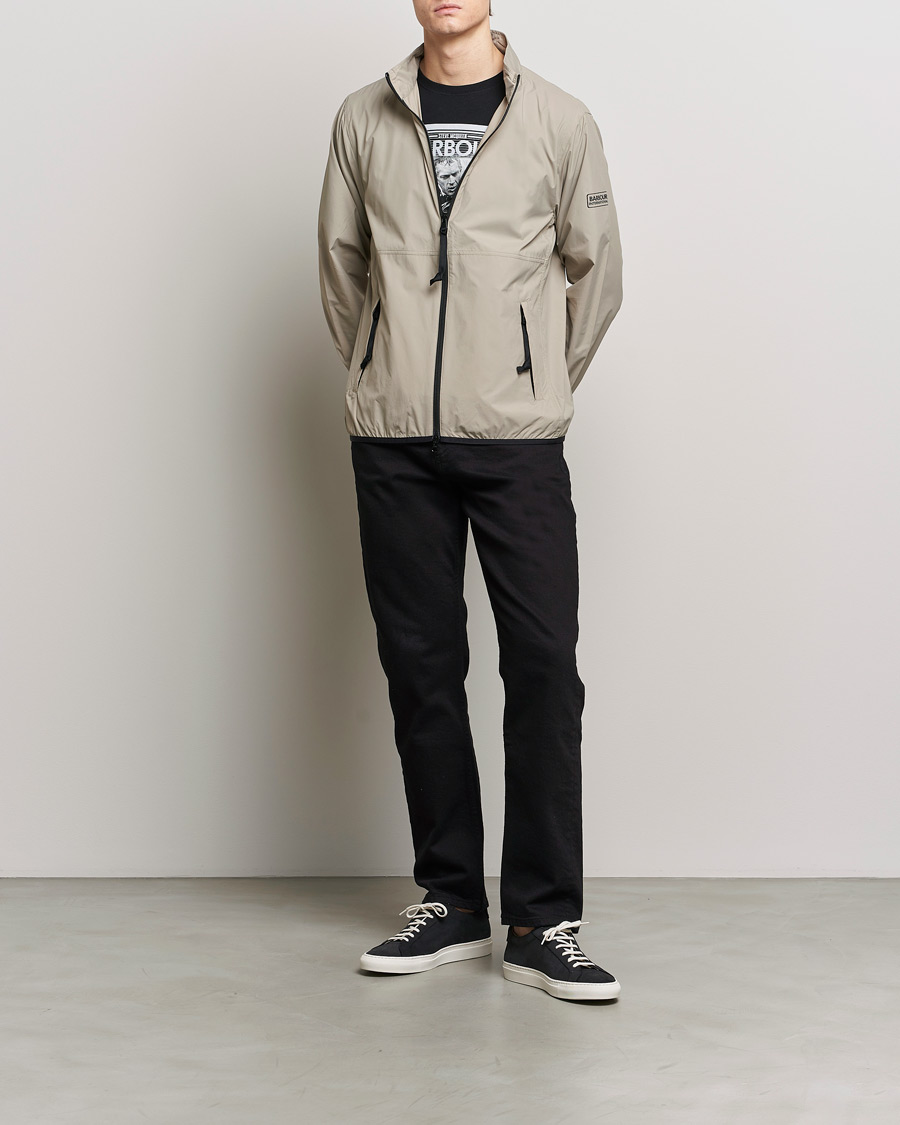 Herr | Jackor | Barbour International | Rail Lightweight Jacket Concrete