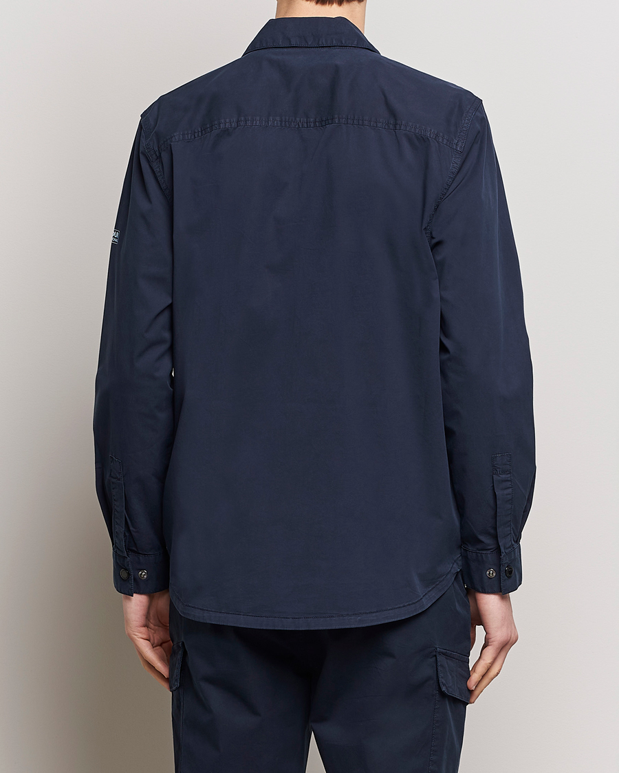 Herr | Skjortor | Barbour International | Parson Cotton Overshirt Navy