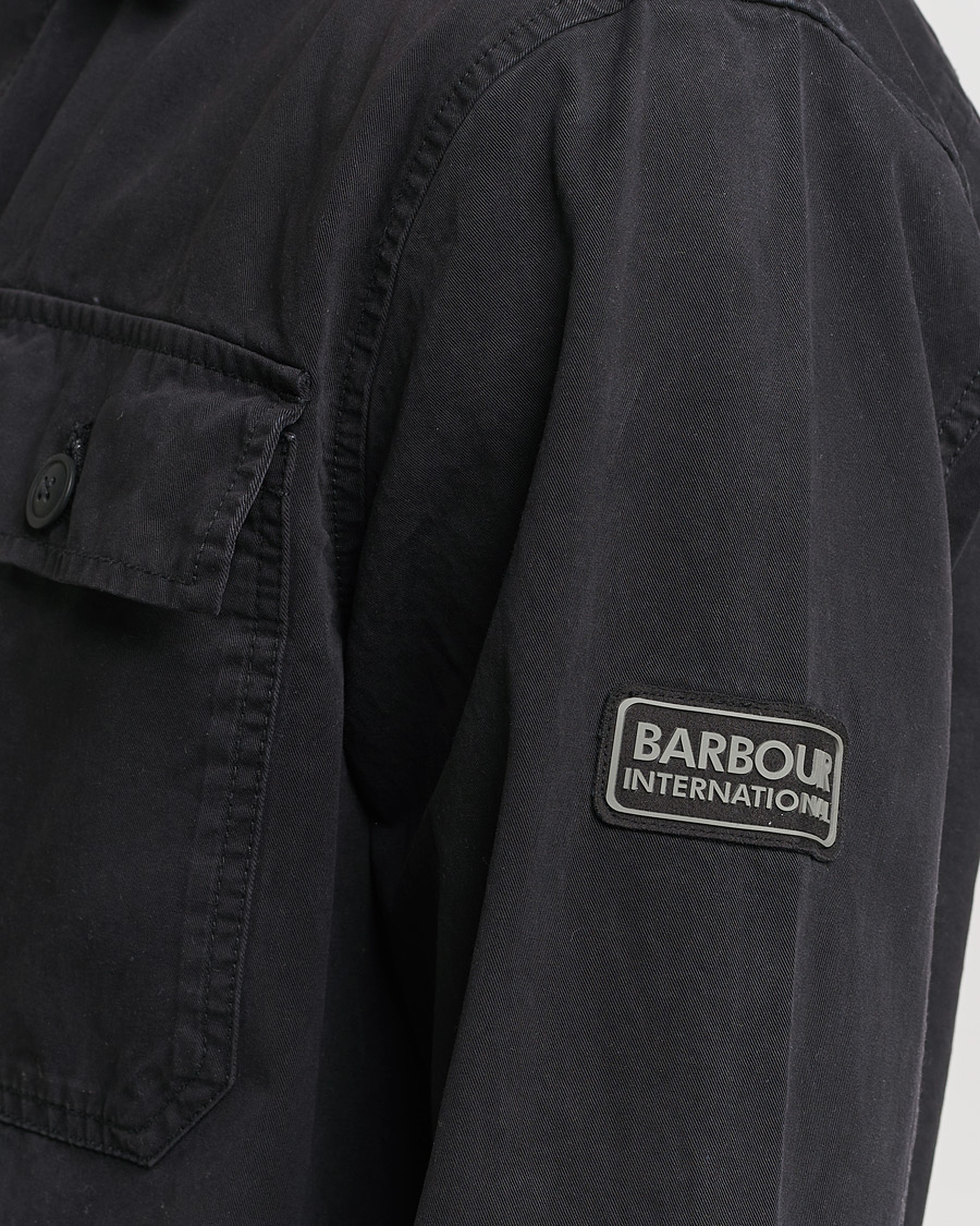 Herr | Skjortor | Barbour International | Adey Cotton Pocket Overshirt Black