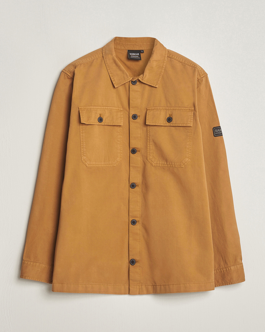Herr | Skjortor | Barbour International | Adey Cotton Pocket Overshirt Desert
