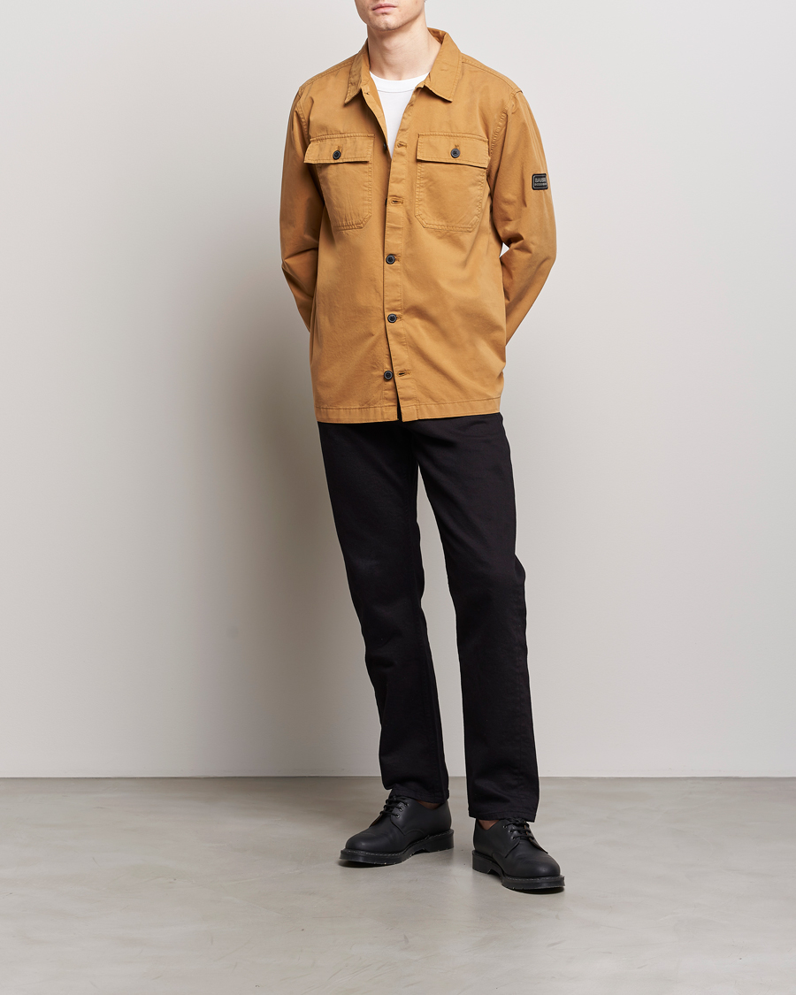 Herr | Skjortor | Barbour International | Adey Cotton Pocket Overshirt Desert