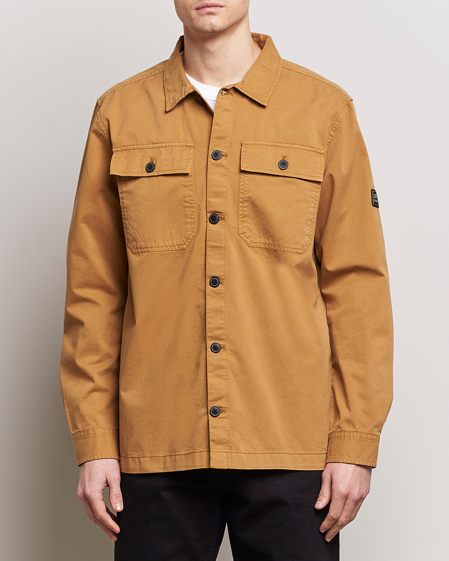 Herr | Skjortor | Barbour International | Adey Cotton Pocket Overshirt Desert