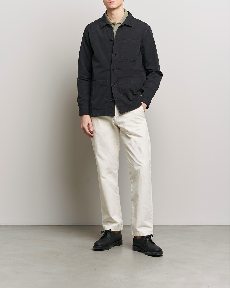 Herr | Skjortor | Barbour International | Jack Cotton Overshirt Black