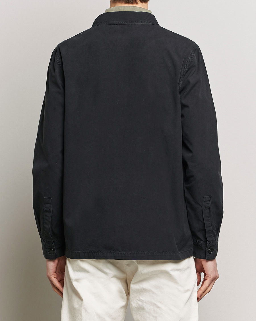 Herr | Skjortor | Barbour International | Jack Cotton Overshirt Black