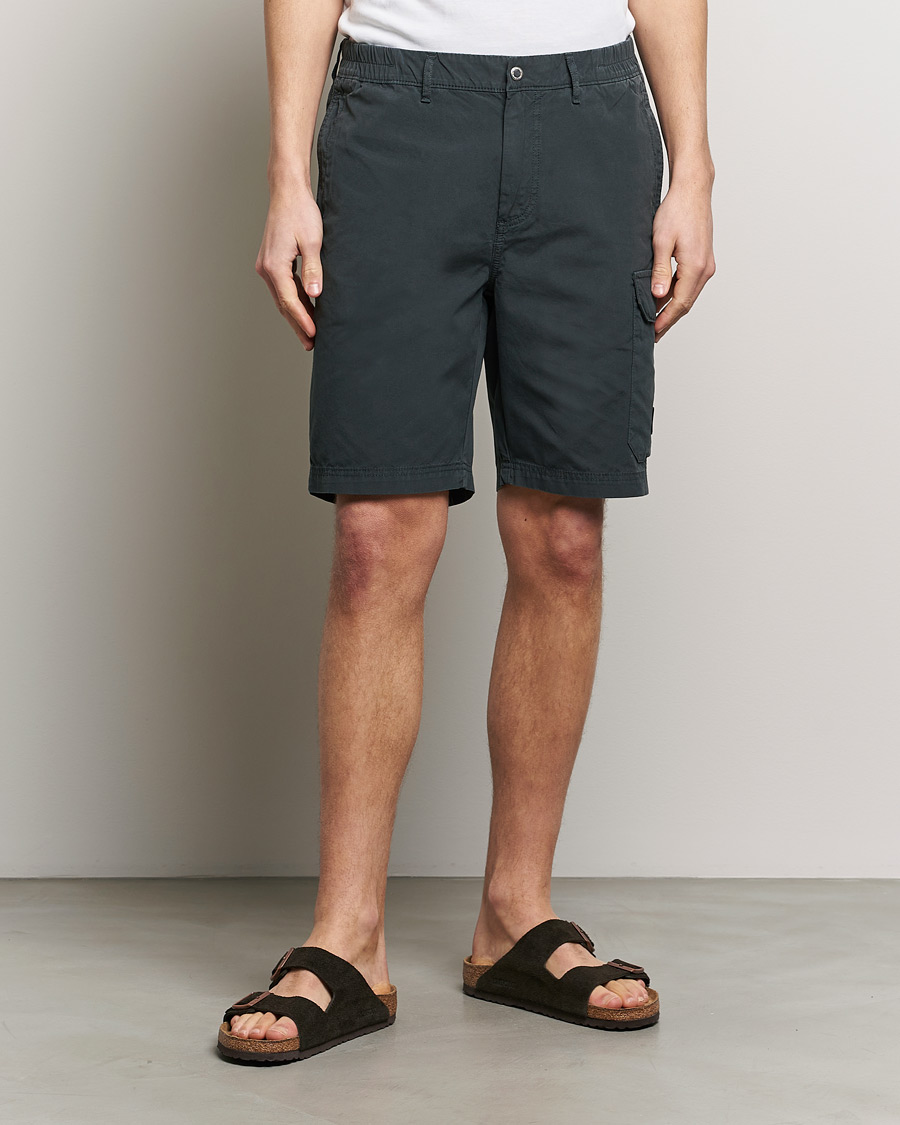 Herr | Barbour | Barbour International | Gear Cotton Cargo Shorts Forest River