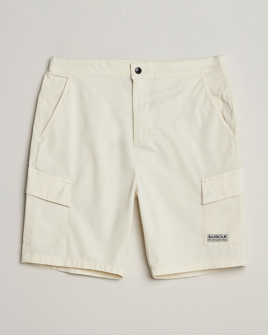 Herr | Shorts | Barbour International | Parson Cotton Shorts Dove Grey