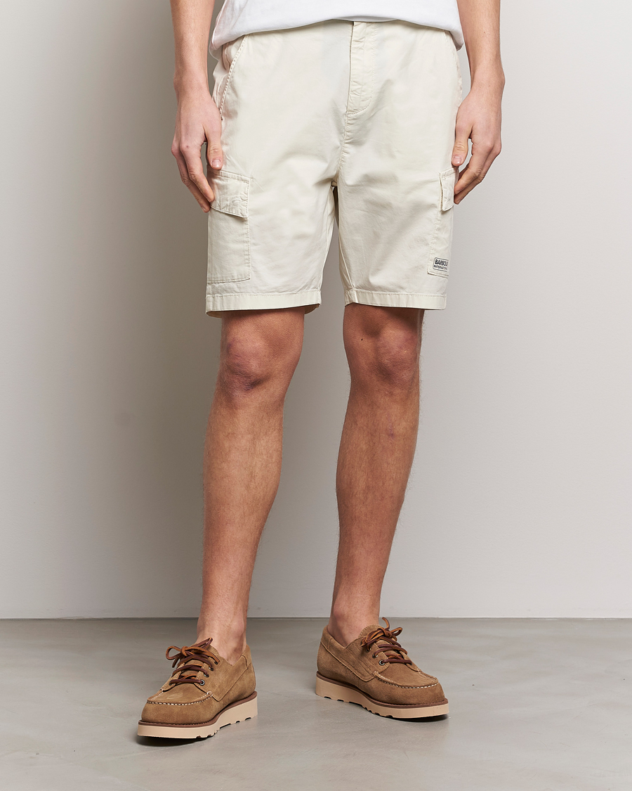 Herr | Best of British | Barbour International | Parson Cotton Shorts Dove Grey