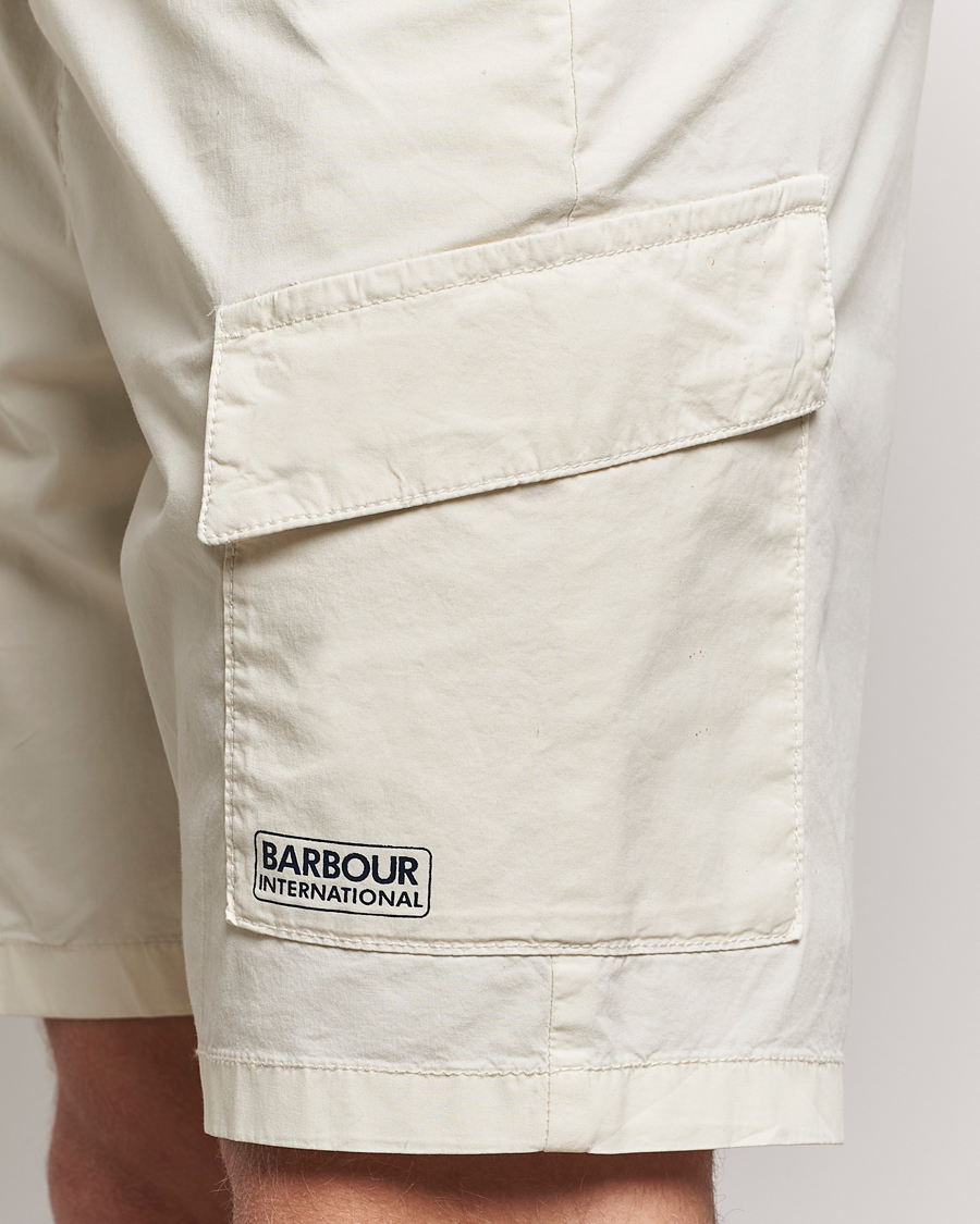 Herr | Shorts | Barbour International | Parson Cotton Shorts Dove Grey
