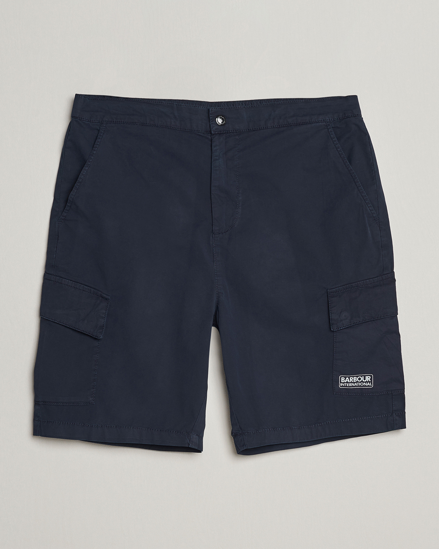 Herr | Shorts | Barbour International | Parson Cotton Shorts Navy