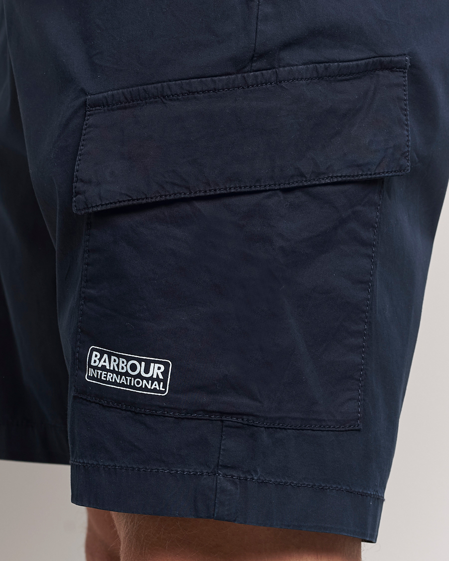 Herr | Shorts | Barbour International | Parson Cotton Shorts Navy