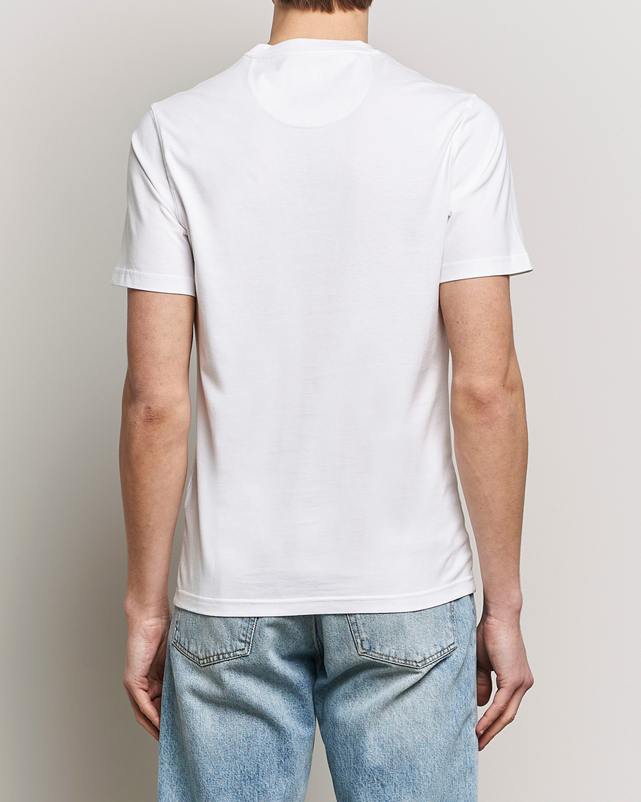 Herr | T-Shirts | Barbour International | Small Logo T-Shirt White/Black